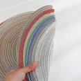 thumbnail image 5 of Round Placemats Farmhouse Boho Placemats Cloth Placemat Rustic Woven, 5 of 5