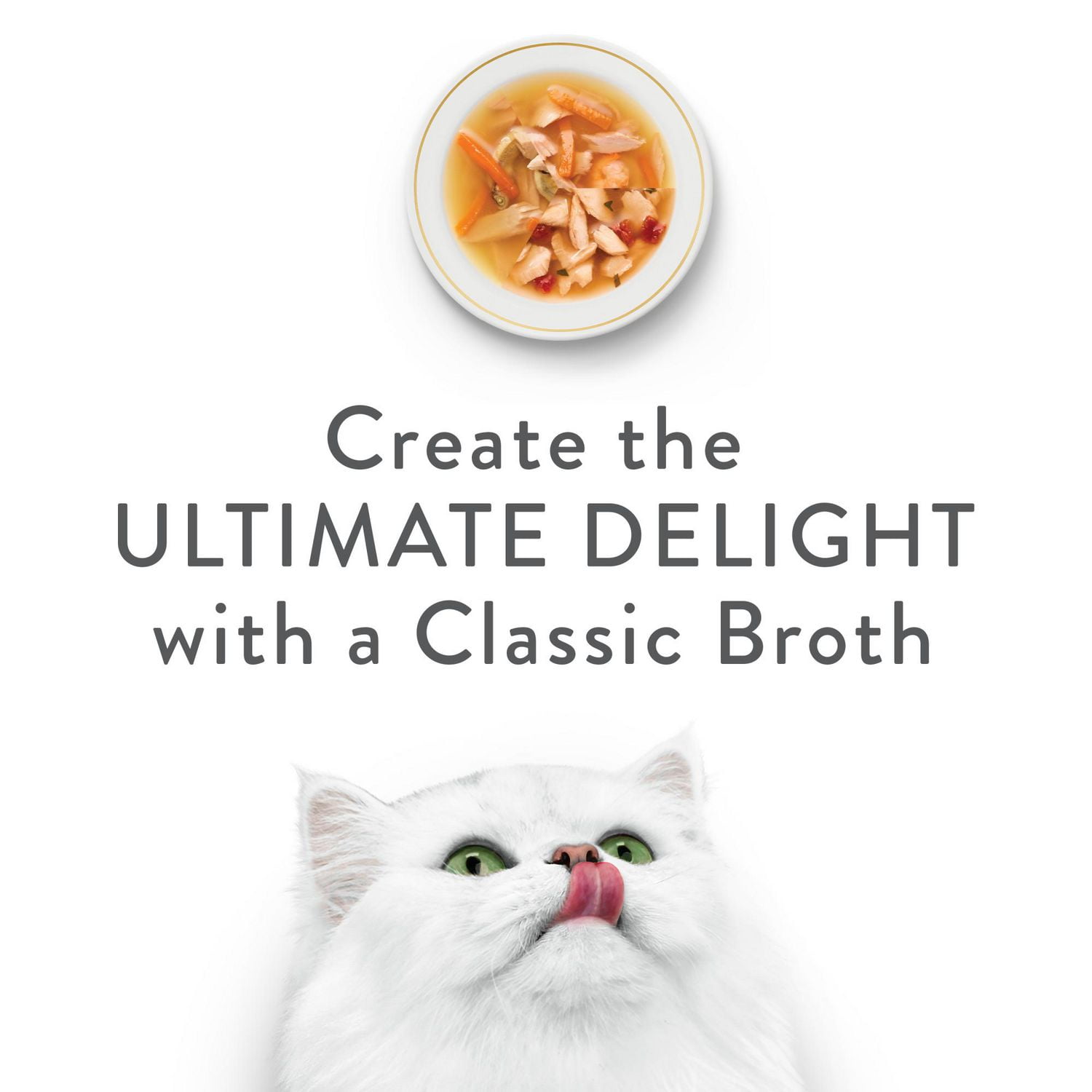 Fancy Feast Classic Broths Collection Variety Pack, Cat Treats 40 g x 12
