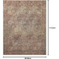 thumbnail image 2 of Amber Lewis x Loloi Billie Collection BIL-04 Aqua/Rust 2'3" x 3'9" Accent Rug, 2 of 8