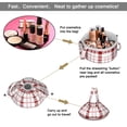 thumbnail image 2 of Christmas Full Print Drawstring Cosmetic & Makeup Bag – Large Portable Makeup Organizer with Inner Zipper Pocket & Mesh Compartment, Travel Toiletry Bag for Women, Xmas Style, 2 of 5
