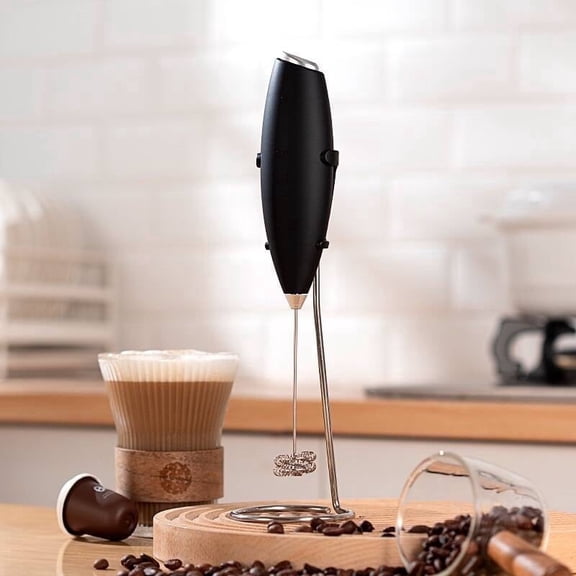 LINKChef Milk Frother Handheld Foam Maker, Drink Mixer with Stainless Steel Whisk, Make Cappuccino