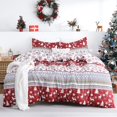 thumbnail image 2 of Christmas Duvet Cover Size-Christmas Holiday Printed Duvet Cover Set, Soft and Breathable Christmas Decorations Bedding Set, 2 of 6