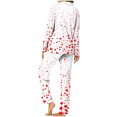 thumbnail image 5 of MIUOWANP Womens Big and Tall Pajama Sets Women's Valentine's Day Printed Pajama Set For Daily Home Wear With Pocket Red M, 5 of 5