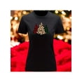 thumbnail image 1 of Playera Blusa Con estampado de Pinos De Navidad Merry Christmas Color Negro Talla Chica Marca Emil SaEs, 1 of 4