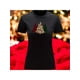 thumbnail image 1 of Playera Blusa Con estampado de Pinos De Navidad Merry Christmas Color Negro Talla Chica Marca Emil SaEs, 1 of 4