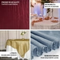 Efavormart 90"X90" Accordion Crinkle Taffeta Table Overlay - Sage Green ...