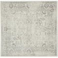 thumbnail image 3 of SAFAVIEH Adirondack Wyatt Traditional Distressed Area Rug, Ivory/Silver, 4' x 4' Square - Transitional Modern Design, Ivory & Silver, Ideal for Living Room, Bedroom, Dining Space, 3 of 16