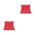 thumbnail image 2 of serony Coussin de Siège Imperméable pour Activités Extérieures Tissu Polyester Respirant Remplissage Perle Tissu Polyester Rouge Vif 2Set, 2 of 6