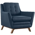 thumbnail image 3 of Modway Beguile 3 Piece Upholstered Fabric Living Room Set in Azure, 3 of 6