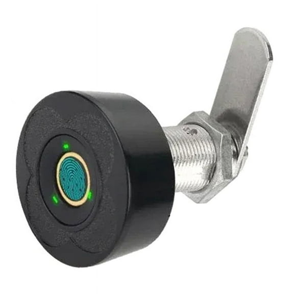 Smart Fingerprint Drawer Lock - Electronic Double Door Cabinet Security Suitable for Wardrobes Shoe Cabinets Mailboxes A