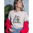 thumbnail image 2 of Educational Waste T-Shirt Women -Wilfred Hildonen Designs, Female XX-Large, 2 of 4