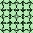 thumbnail image 1 of Ahgly Company Indoor Square Patterned Mint Green Area Rugs, 6' Square, 1 of 6