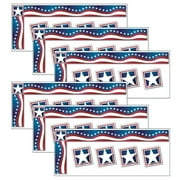 North Star Teacher Resource All Around the Board Trimmer, Stars & Stripes, 43' Per Pack, 6 Packs