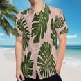thumbnail image 5 of High Quality Hawaiian Shirts for Men Short Sleeve Aloha Beach Shirt Floral Summer Casual Button Down Shirts Blouses NKJK84, 5 of 7