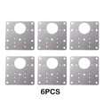 thumbnail image 4 of maskred Easy Solution For Hinge Repair – Stainless Steel Cabinet Hinge Repair Plate With Screws Widely Used type 1, 4 of 6