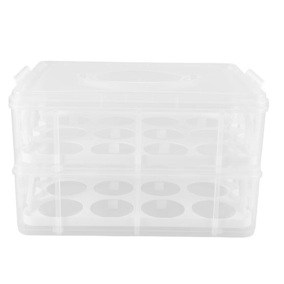 Miangastore Cupcakes Wrapping Box With Handle Cupcakes Wrapping Container Handle Cupcake Carrying Container Cupcakes Carrier Box Handle Cupcake Carrier Box