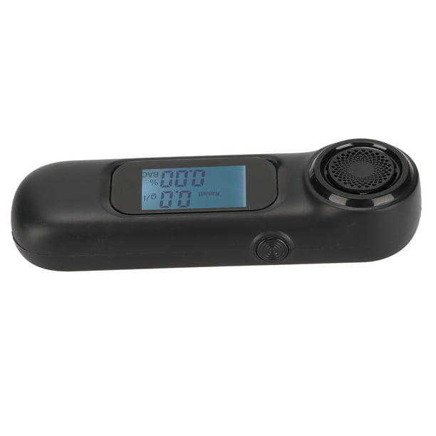 Alcoholímetro Portátil Probador de Alcohol de Alta Precisión Probador de Alcohol en Aliento Recargable por USB Detector de Alcohol Profesional con Pantalla LCD Digital
