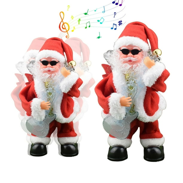 Figura de Papá Noel, adorno navideño de mesa, juguete infantil