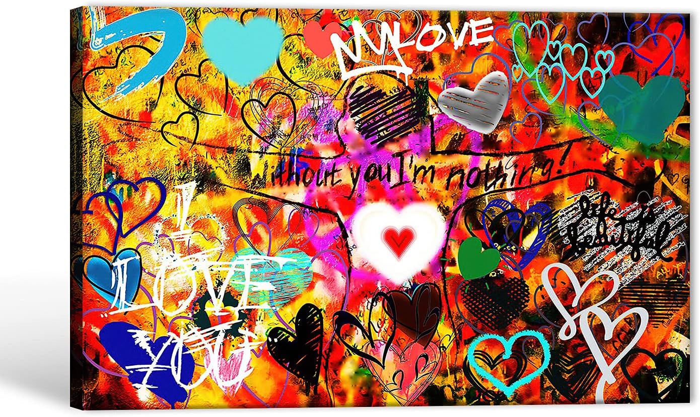 Graffiti Canvas Wall Art, Banksy Canvas Wall Art, Banksy Street