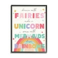thumbnail image 5 of Stupell Industries Fairies Unicorns Mermaids and Rainbows Whimsical Design Grey Framed, 16 x 20, Design by Daphne Polselli, 5 of 5