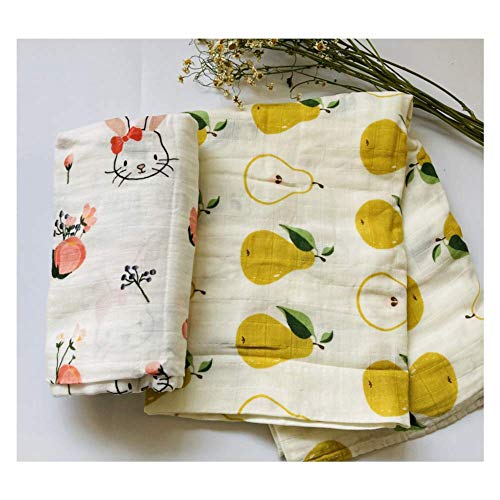 Tiny Alpaca Luxury 100/% Organic Baby Muslin 4 Layer Swaddle Blankets Wrap Receiving Blanket Birds Stroller Cover 47x47 Inch