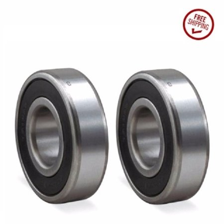 - (2) Precision Sealed Ball Bearings 40mm ODx17mm IDx12mm Thick w/ 2 Rubber Seals