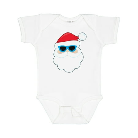 

Inktastic Santa Head with Sunglasses Gift Baby Boy or Baby Girl Bodysuit