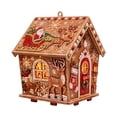 thumbnail image 2 of 3D Christmas Wooden Pearl House DlY Kit, Rhinestone Diamond Art DIY Set, Complete Beginner Craft Set with Pre-Cut Wood Panels, Christmas Tree Ornaments, Handmade Home Decoration Gifts, 2 of 8