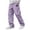 13#a Purple, variant on Mens Cotton Linen Pants, Casual Hemp Fabric Embroidered Logo Loose Comfort Trousers Drawstring Pockets Golf Pants Gray M