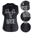 thumbnail image 3 of Guns N Rose Carta Imprimir Mujeres Tank Tops Slim Fit Chaleco Chaleco De Verano Likrtyny Mujer, 3 of 4