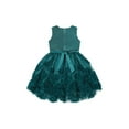thumbnail image 6 of Kensie Girl Sleeveless Velvet High Low Dress, Sizes 4-16, 6 of 7