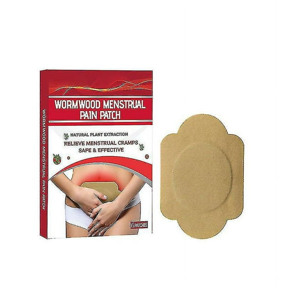 Wormwood Menstrual Pain Patch, Menstrual Heating Pad, Heat Therapy Patches For Cramps Abdomen Uterus Warmer Soothing Menstrual Pain