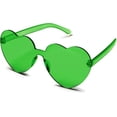 thumbnail image 4 of 4E’s Novelty Green Cowboy Hat with Feathers & Heart Sunglasses – St. Patrick’s Day Fun, 4 of 12
