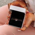 thumbnail image 5 of SERASAR 925 Sterling Silver Anklet "Heart" with 18k Gold Plating, RoseGold, Including Gift box, 5 of 5