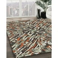 thumbnail image 2 of Ahgly Company Indoor Rectangle Patterned Bakers Brown Novelty Area Rugs, 8' x 10', 2 of 6