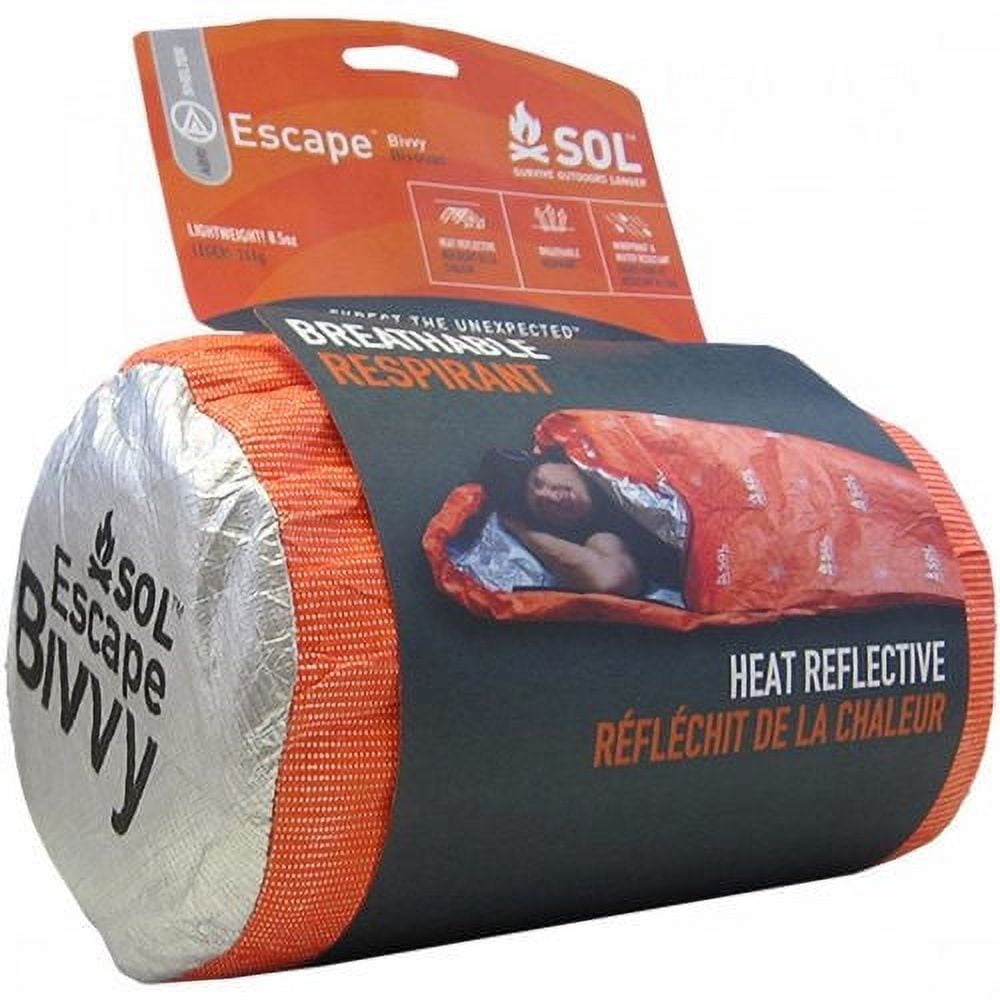 SOL, Escape Bivvy XL with Hood, Heat Reflective Survival Gear