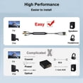 thumbnail image 3 of LEEYNEER Digital to Analog Audio Conversion Cable Digital SPDIF/Optical & Coaxial L/R &3.5mm AUX Stereo Cable, 3 of 7