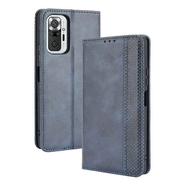 Closure Vintage Phone Case Wallet Stand Leather Cover for Xiaomi Note 10 Pro 4G/Note 10 Pro Max 4G