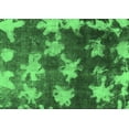 thumbnail image 1 of Ahgly Company Indoor Rectangle Abstract Emerald Green Modern Area Rugs, 7' x 10', 1 of 4