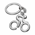 thumbnail image 1 of Silver Metal Bicycle Bike Cycling Riding Bottle Opener Cycling Keychain Keyring Keyfob Key Chain Ring, 1 of 1