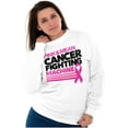 thumbnail image 3 of Breast Cancer Fighting Machine Women Plus Size Crewneck Sweatshirt Brisco Brands 4X, 3 of 5