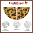 thumbnail image 3 of Disketp Hawaii Palms Christmas Tree Skirt, Christmas Tree Decorations, Christmas Decor, Tree Mat Decoration(30-48IN)-30", 3 of 6