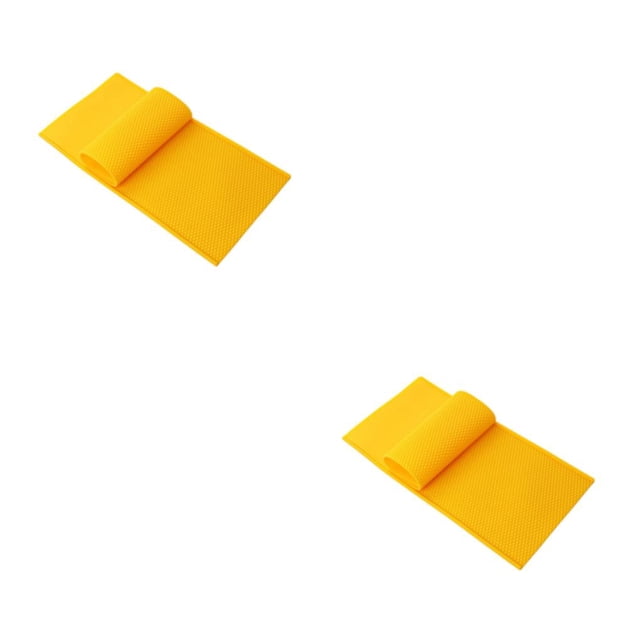 Moldes de formas coloridas Greeniant para manualidades cera de abejas 2Conjunto Amarillo