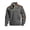 Dark Gray, variant on Henley Shirts for Men Elbow Patch Color Block Button Closure Stand Collar Long Sleeve Casual Shirts for Fall Winter
