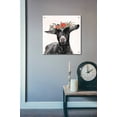 thumbnail image 3 of Epic Art 'Garden Goat III' by Victoria Borges, Acrylic Glass Wall Art, 24"x24", 3 of 5