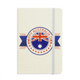 thumbnail image 1 of Happy Australia Day Flag Illustration Notebook Official Fabric Hard Cover Classic Journal Diary, 1 of 3