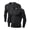 Black, variant on ZDCGT Men Long Sleeve Compression Shirts Cool Dry Athletic Undershirt Workout Tops Base Layer for Running 2 PackBlack/white,S