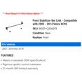 thumbnail image 2 of Front Stabilizer Bar Link - Compatible with 2003 - 2014 Volvo XC90 2004 2005 2006 2007 2008 2009 2010 2011 2012 2013, 2 of 2