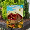 thumbnail image 3 of America Forever Apple Basket Garden Flag, 12.5 x 18 inches Double Sided, Harvest Autumn Decoration, Dragonflies, Fall Autumn Seasonal Decorative Outdoor Flag for Yard, Lawn, and Garden, 3 of 5