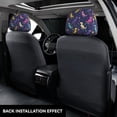 thumbnail image 3 of Kdxio Colorful Dinosaur Pattern Print 2 Piece Car Head Rest Covers Set Auto Front/Rear Seats Headrest Cover Universal Fit Most Cars,Sedan, SUV, 3 of 9